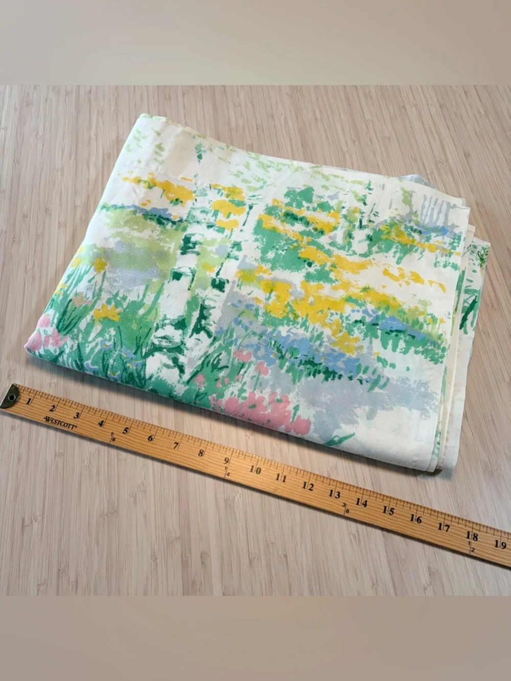 70s Floral Twin Flat Sheet